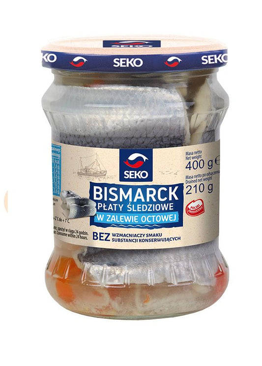 Bismarck płaty śledziowe w zalewie octowej