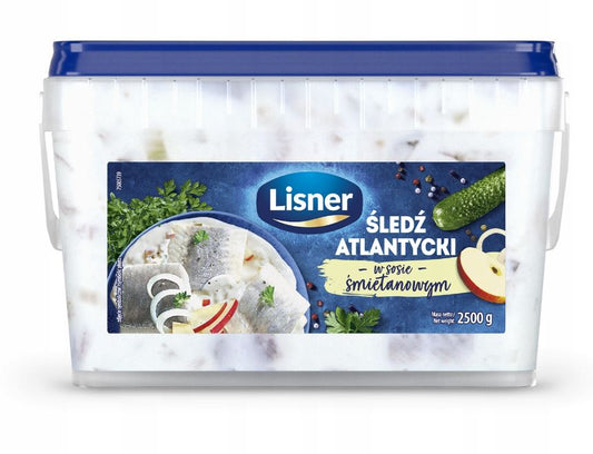 Filety śledziowe w śmietanie LISNER